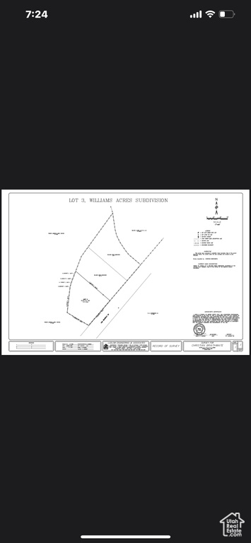 Survey map / technical document