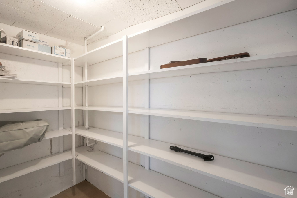 View of storage room