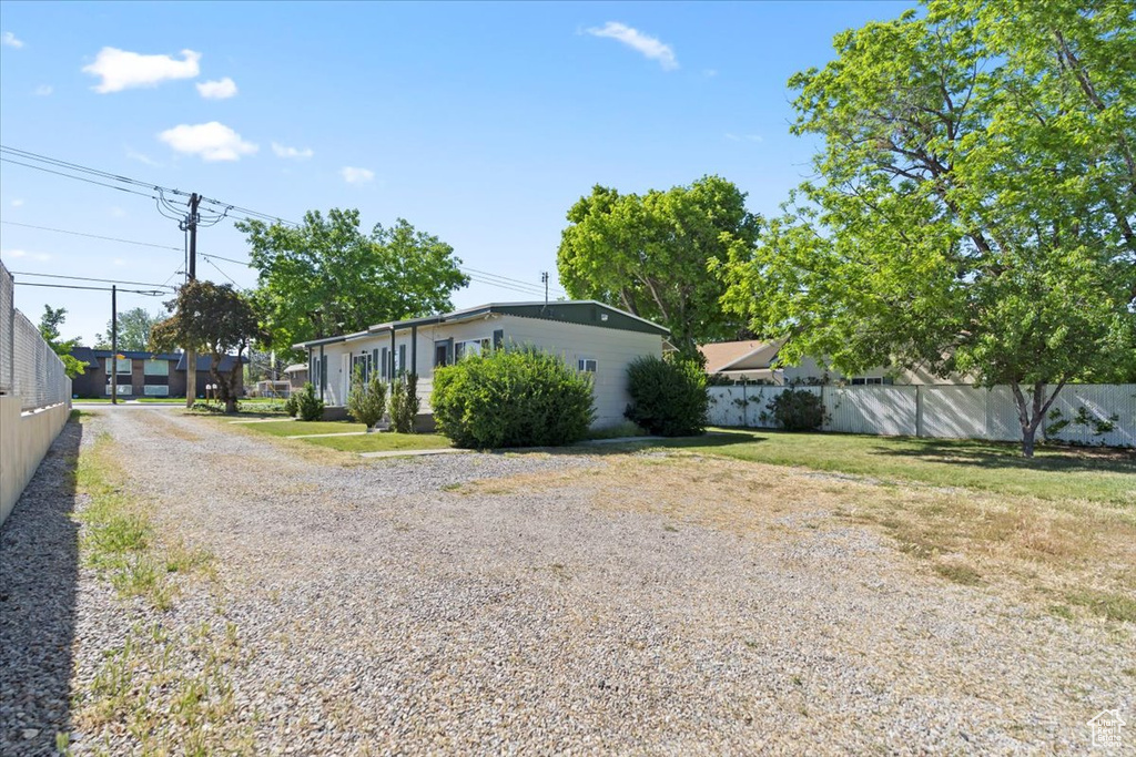 View of property exterior