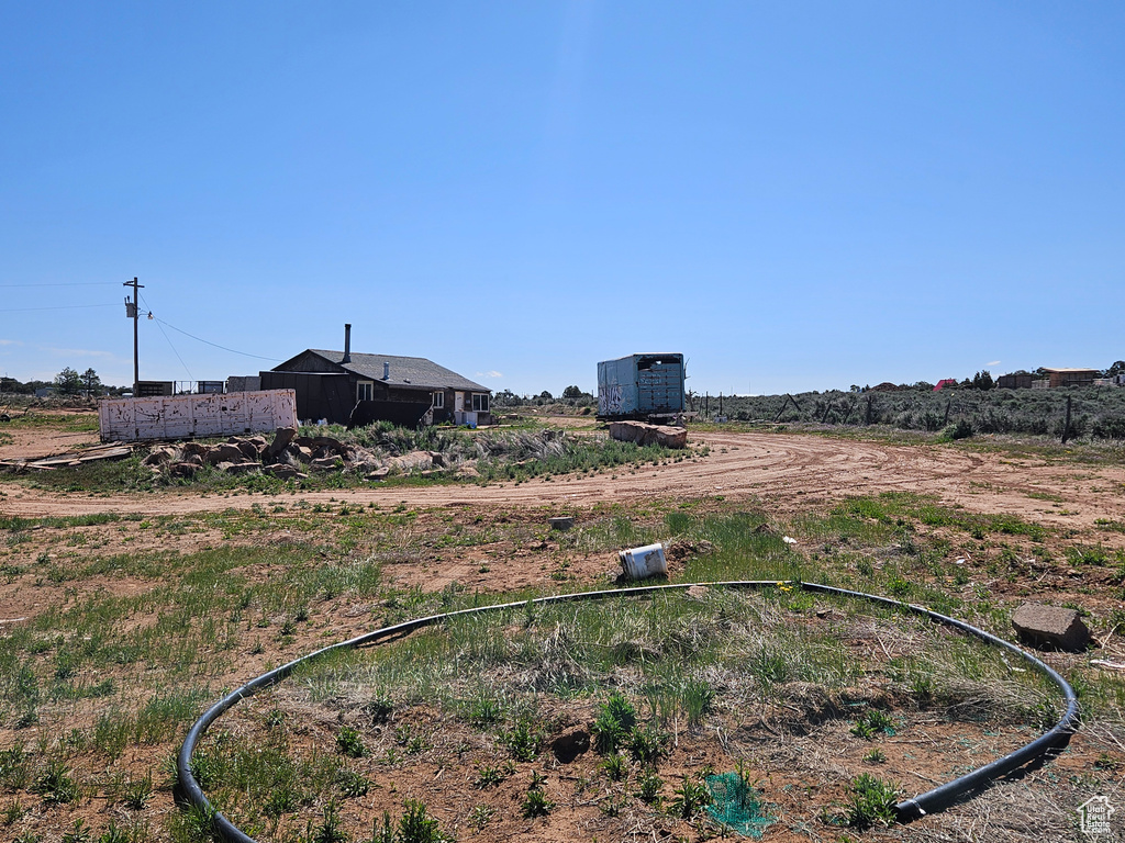 View of yard featuring a view of rural / pastoral area