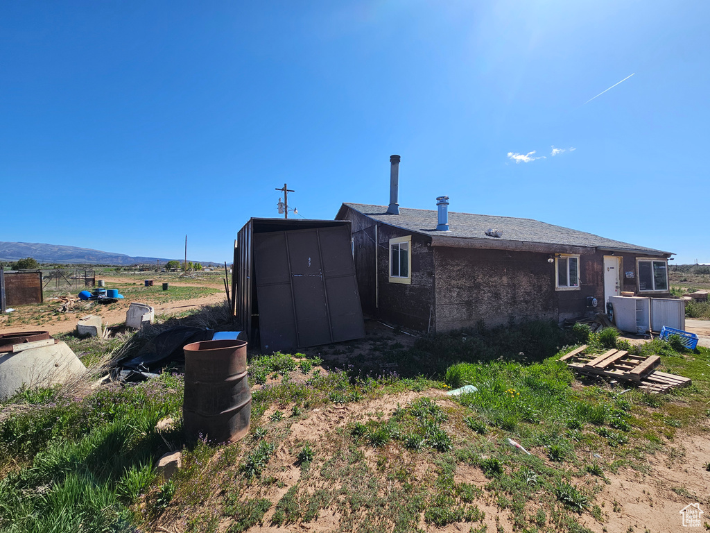 View of back of house