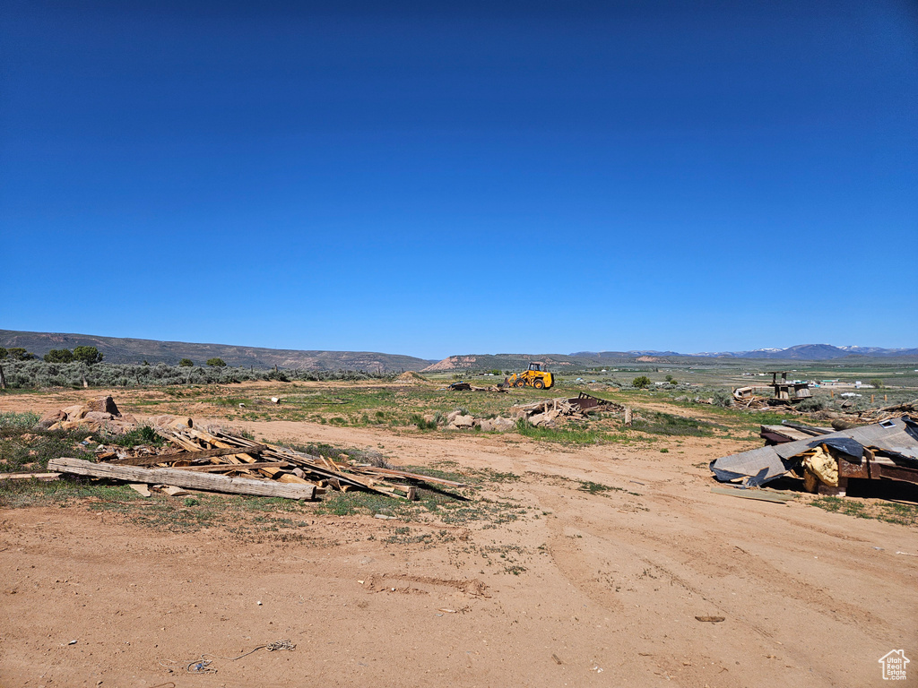 View of mountain background