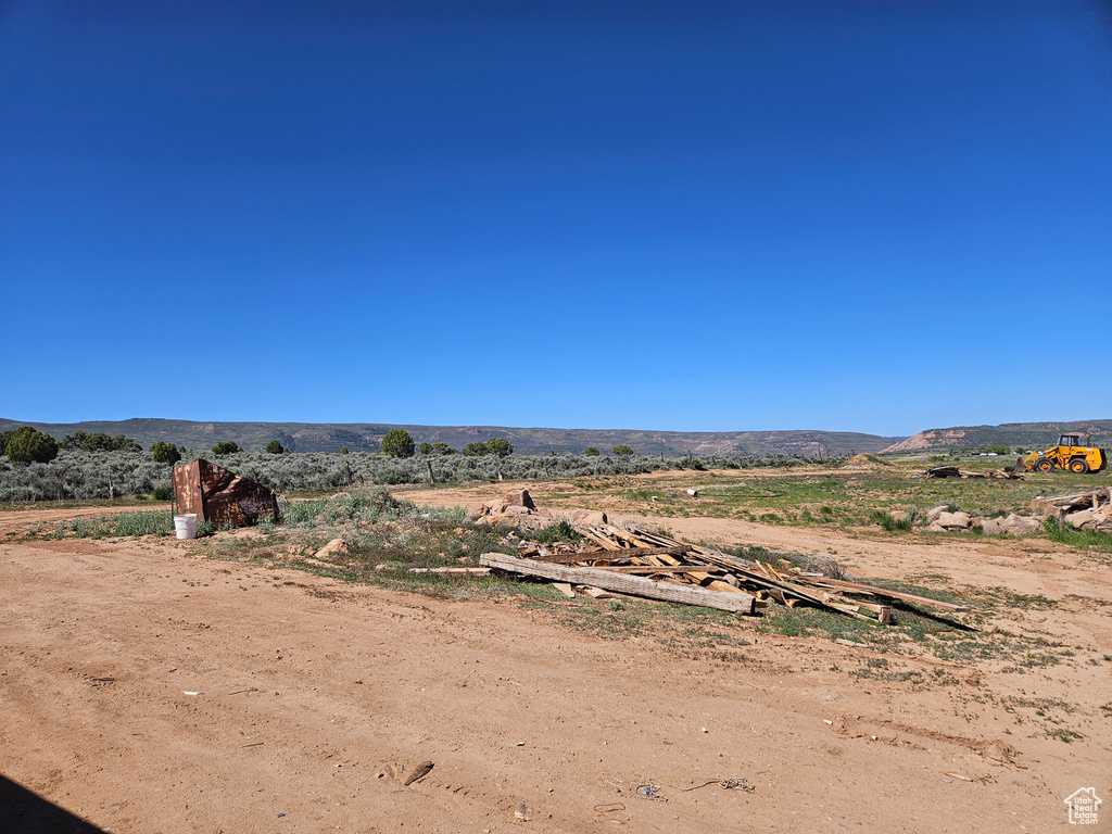 View of mountain background