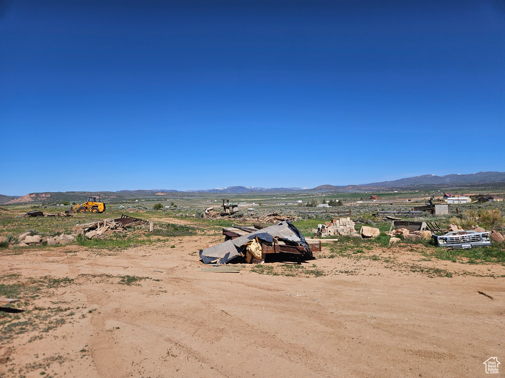 View of mountain background