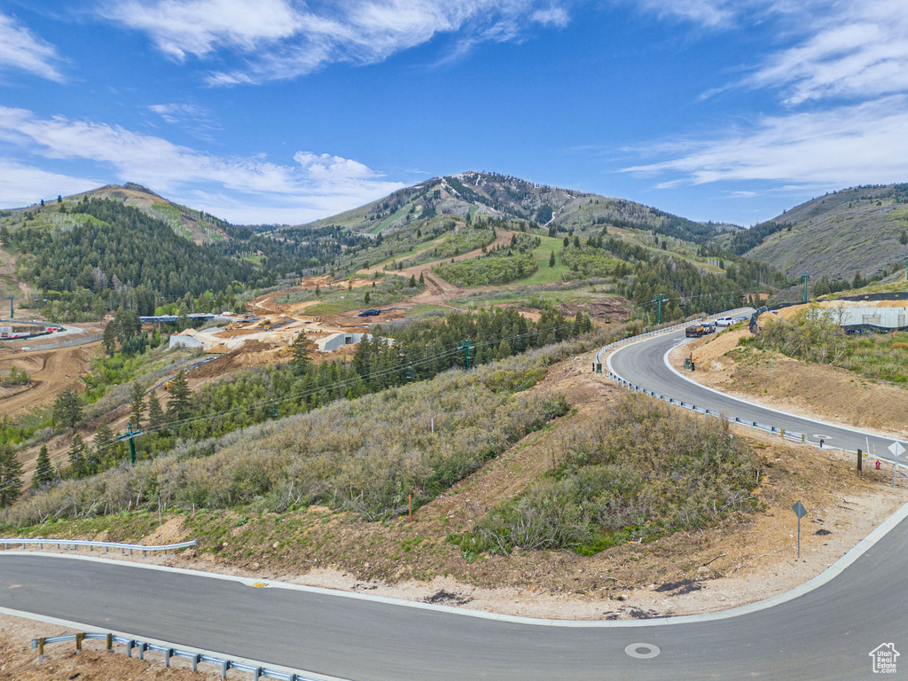 View of mountain background