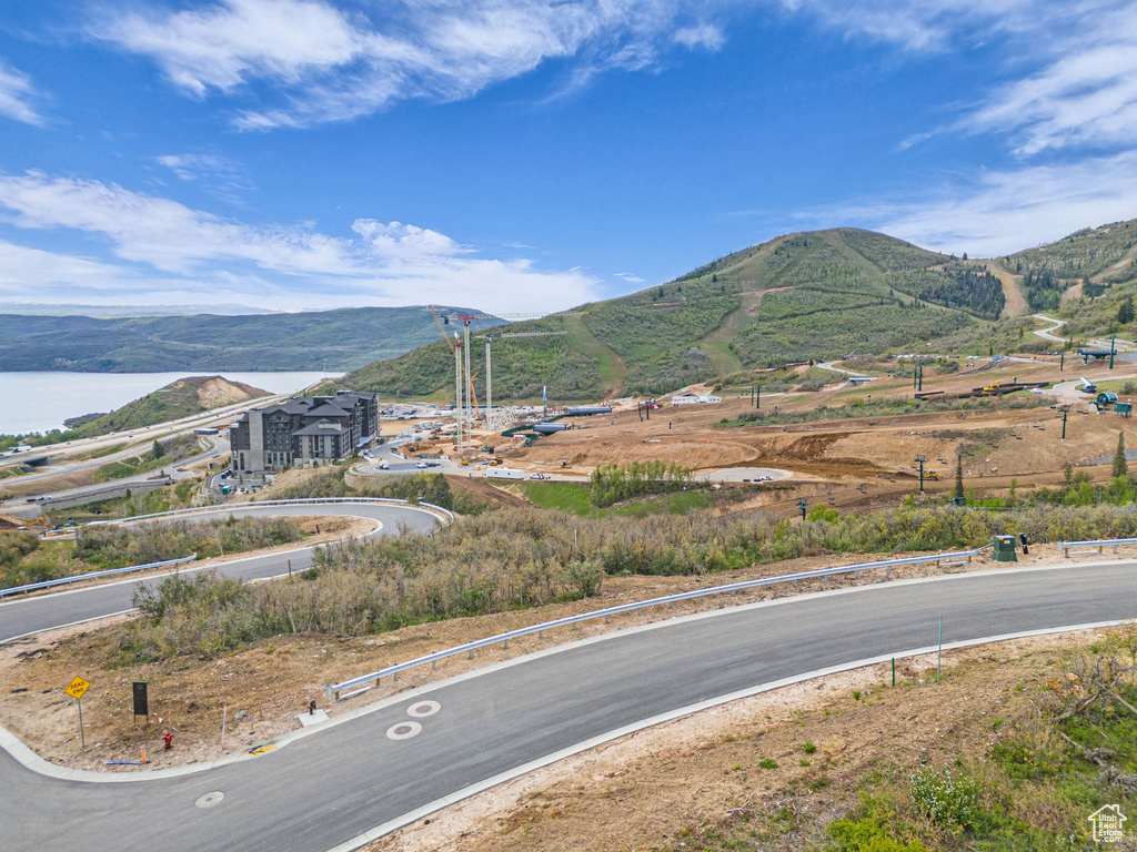 View of mountain background