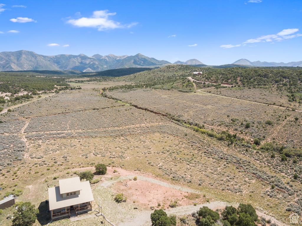 View of mountain background featuring rural landscape and a desert landscape