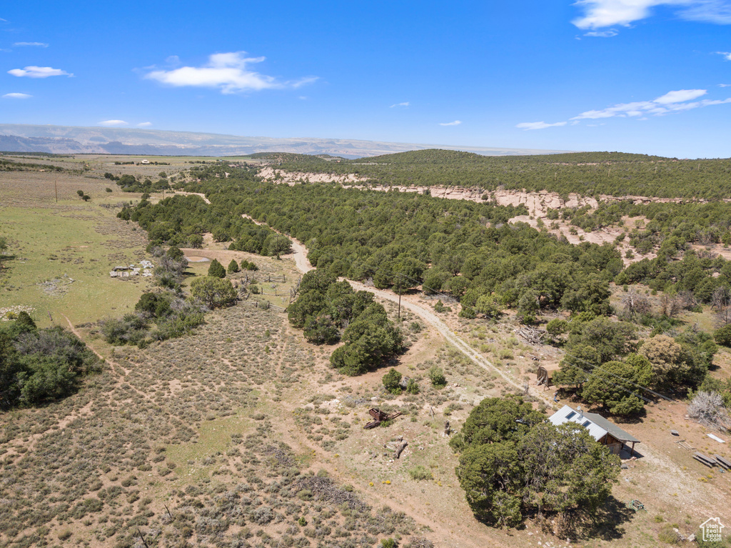View of rural area with a mountain backdrop