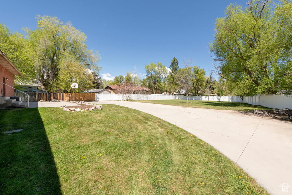 View of yard