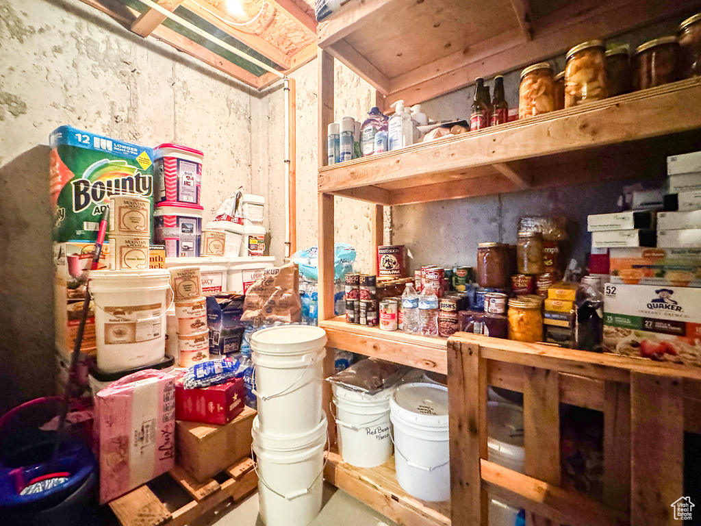 View of storage area