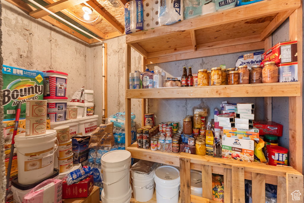 View of storage area