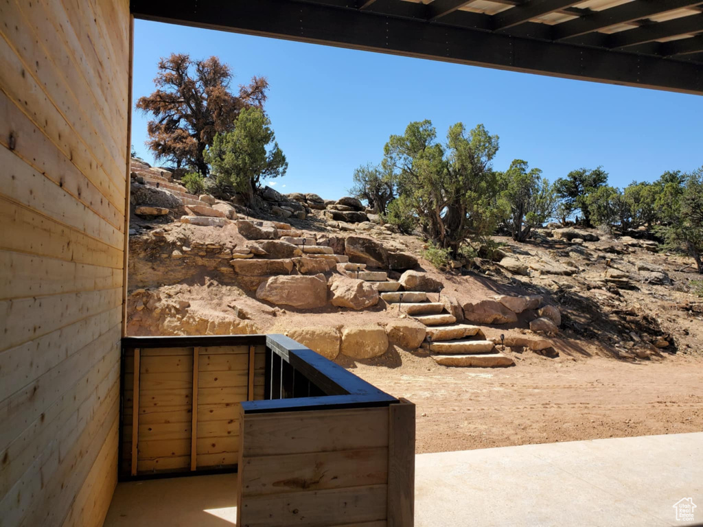 View of patio