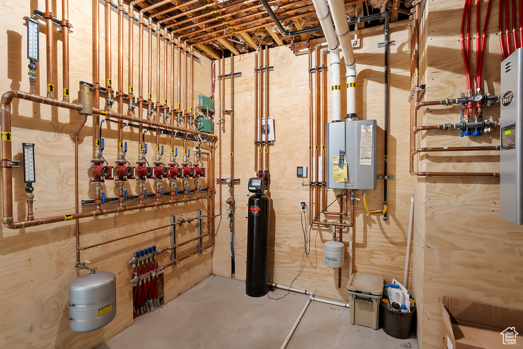 Utilities with water heater