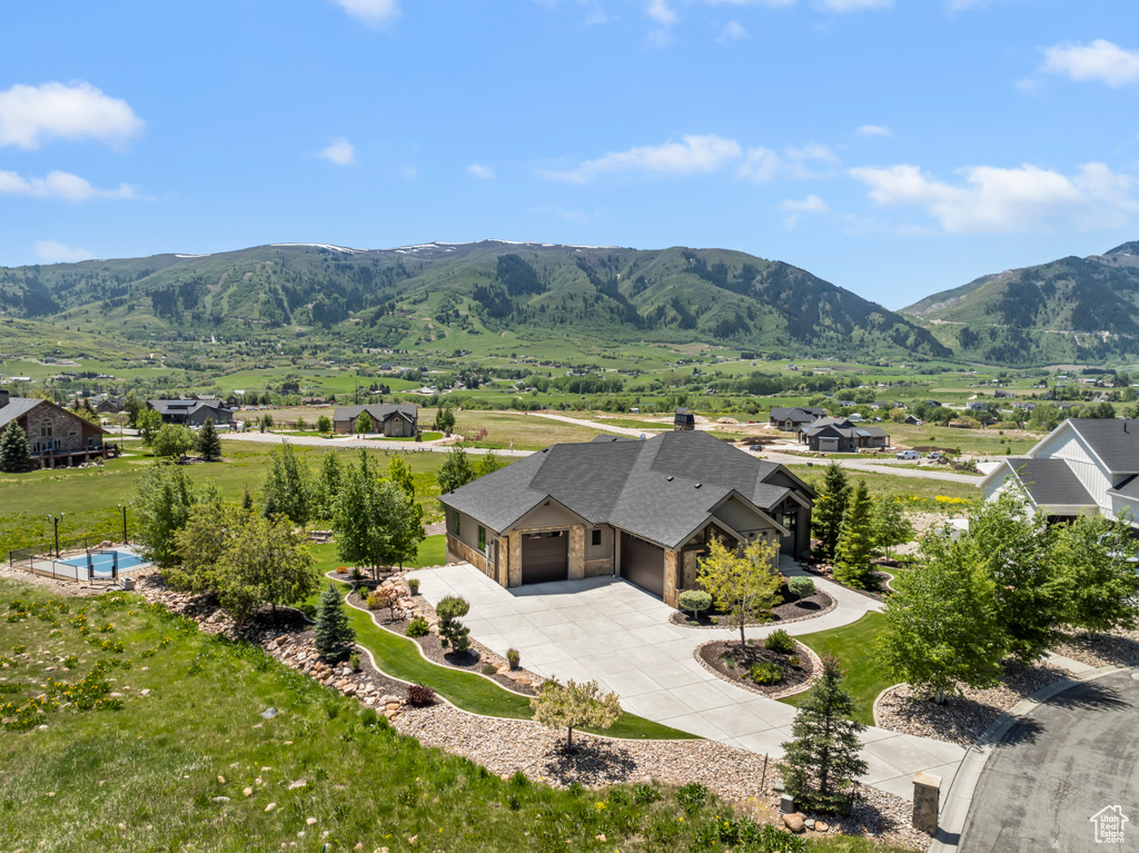 View of mountain backdrop