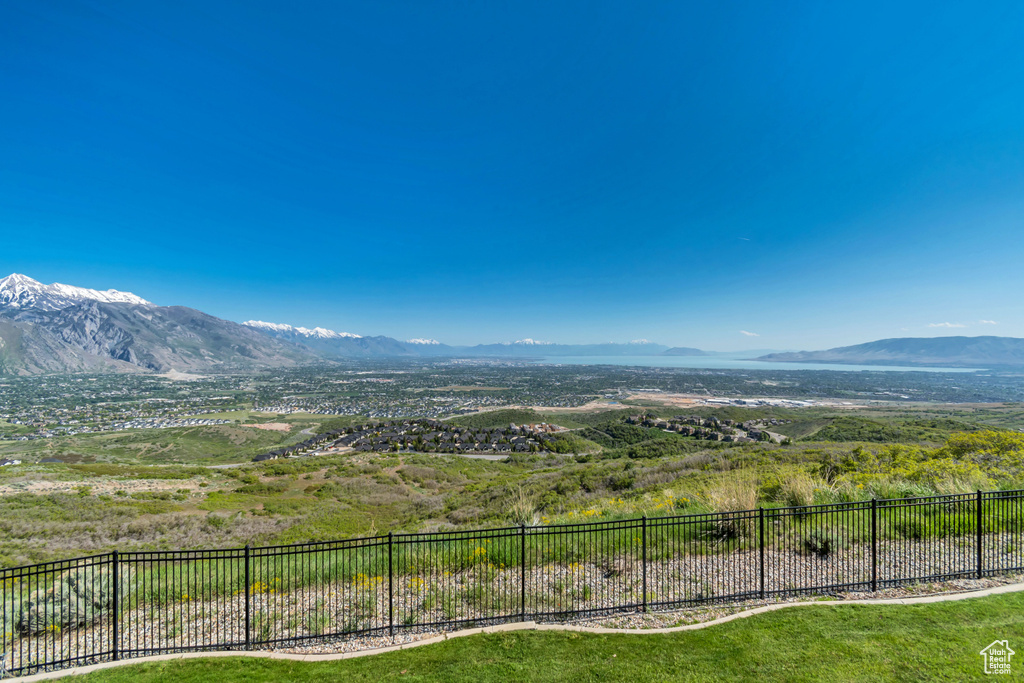 View of mountain backdrop