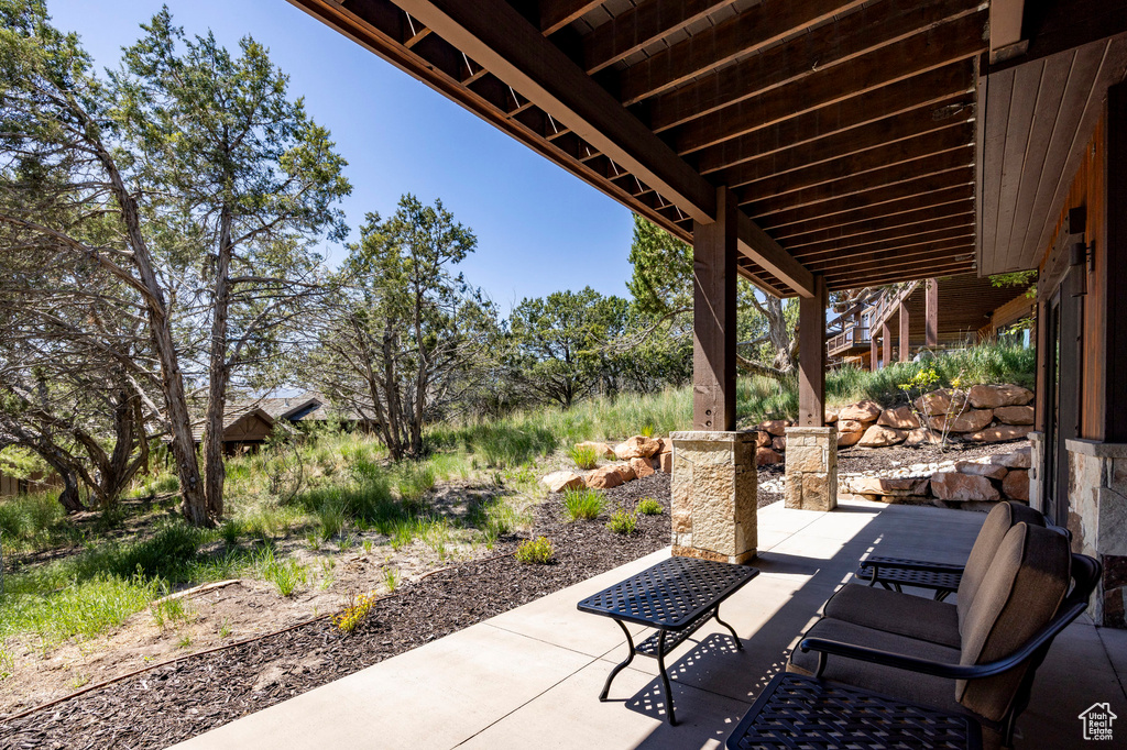 View of patio