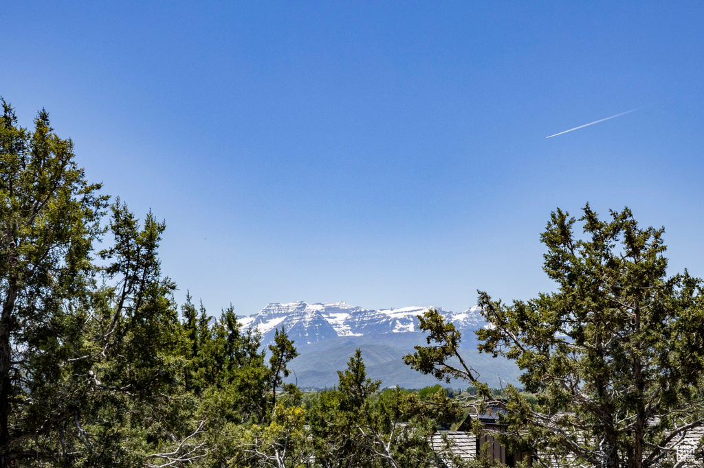 View of mountain backdrop