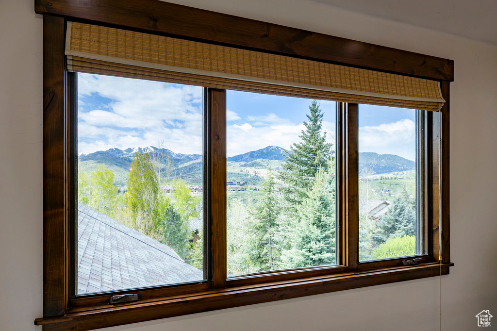 Detailed view of mountains