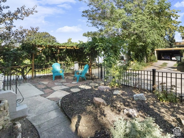 View of patio