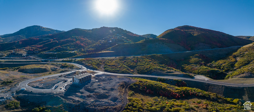 View of mountain background