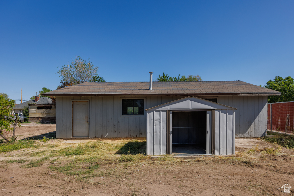 View of shed