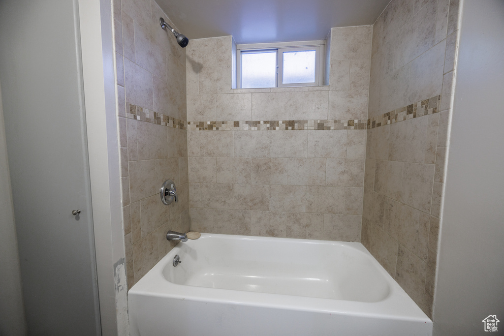 Full bathroom featuring tub / shower combination