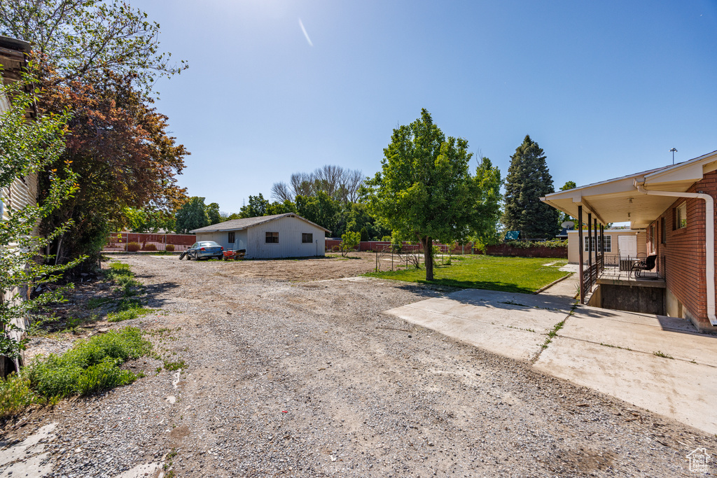 View of yard