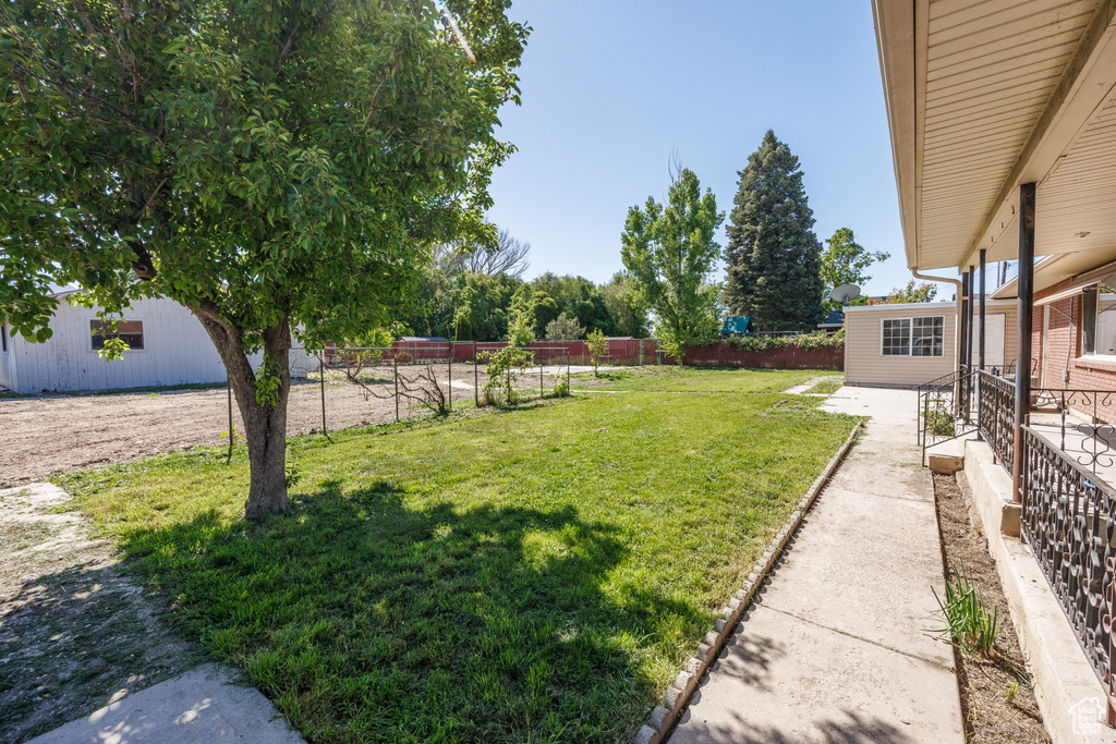 View of yard