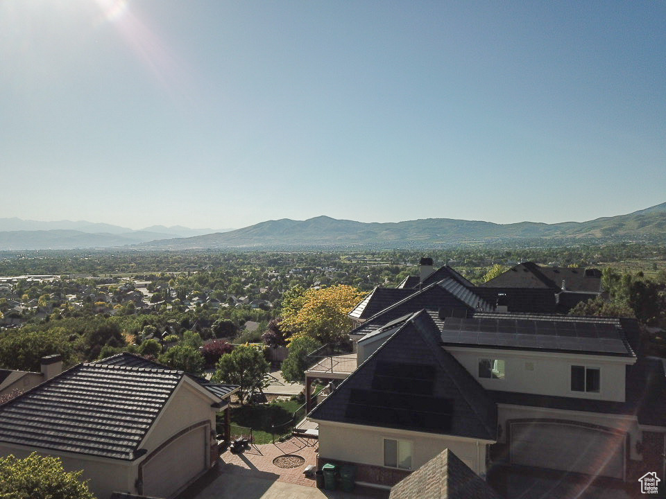 View of mountain background