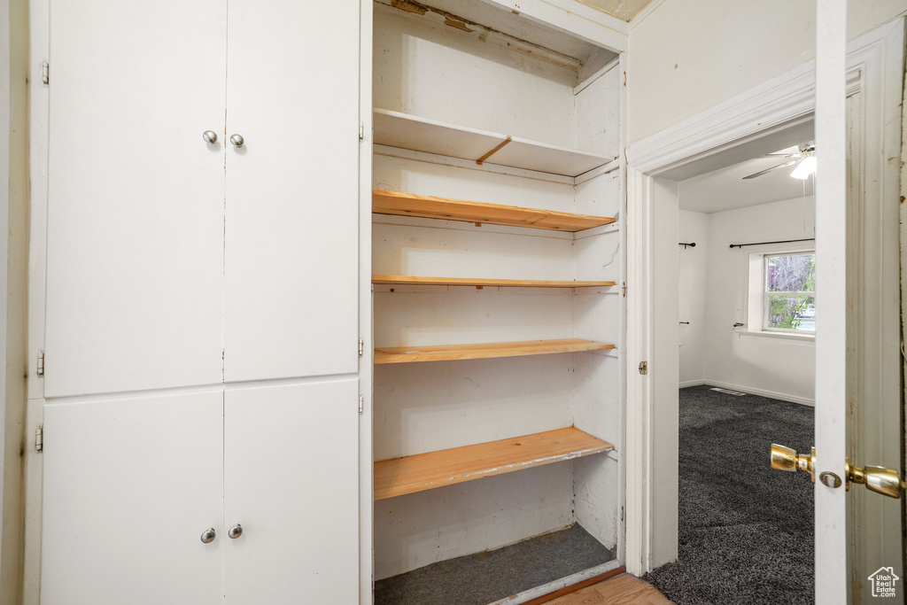 View of closet
