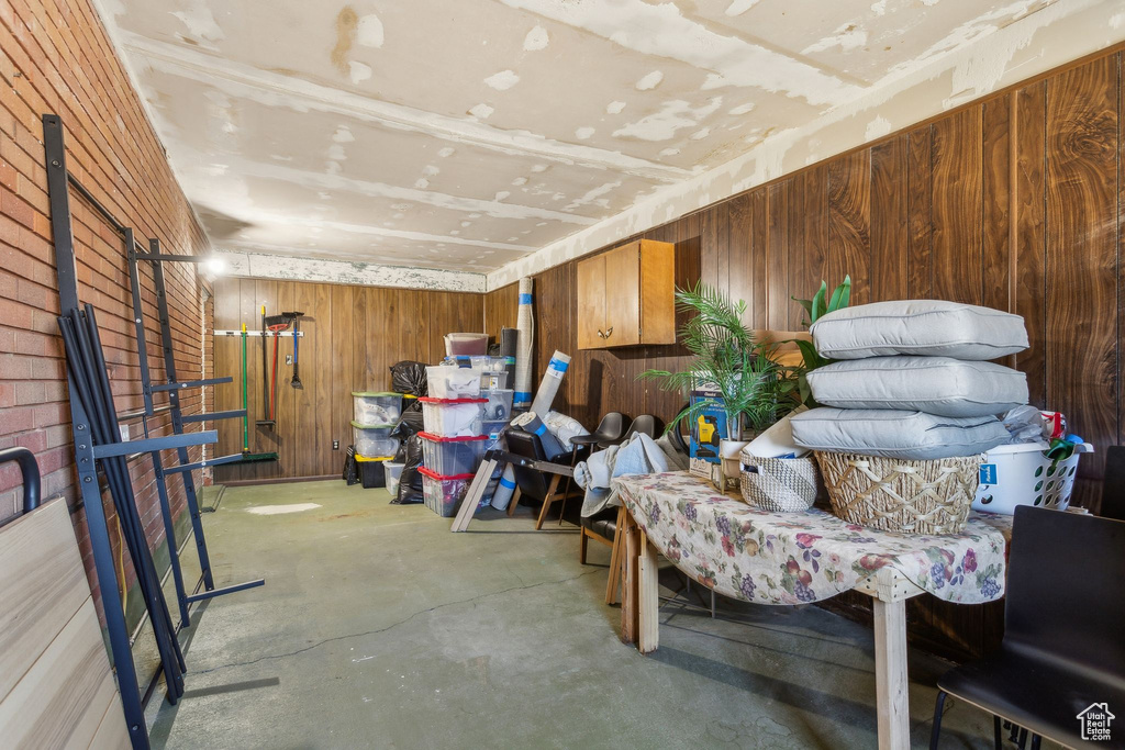 View of storage area