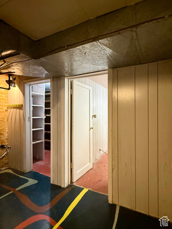 View of basement