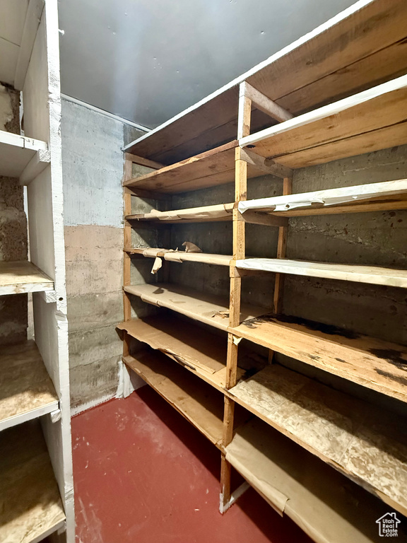 View of storage room