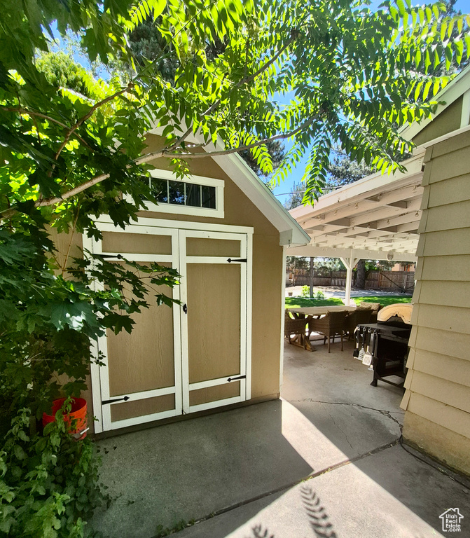 View of shed