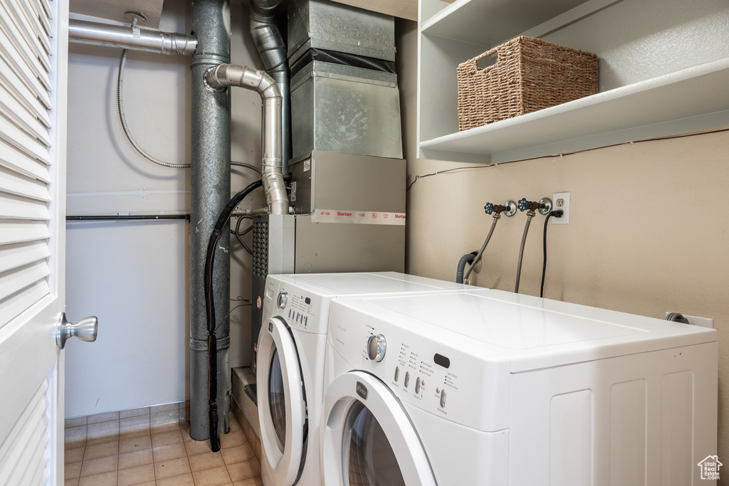 Laundry area with washer and dryer