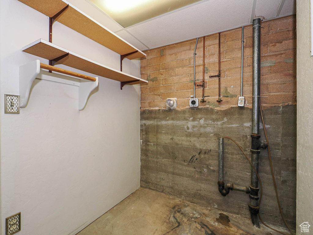 View of basement