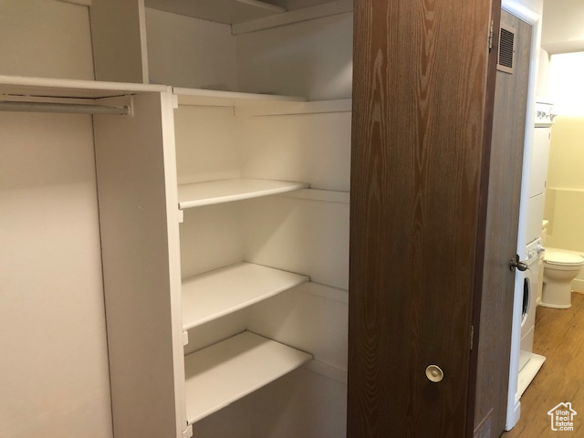 View of closet