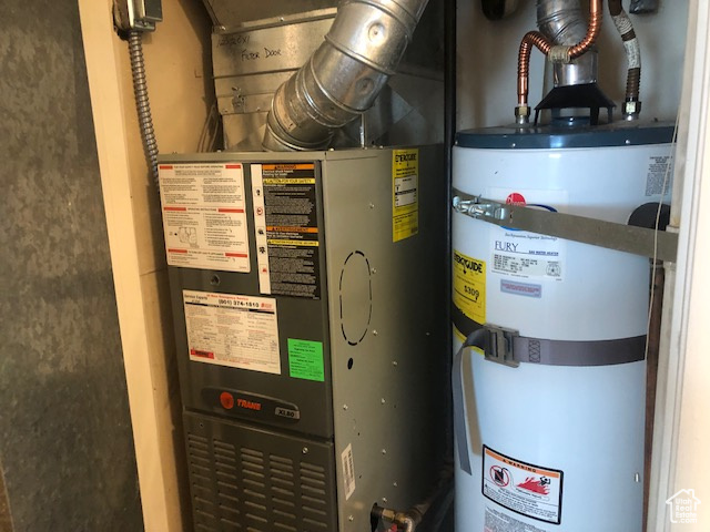Utilities featuring water heater