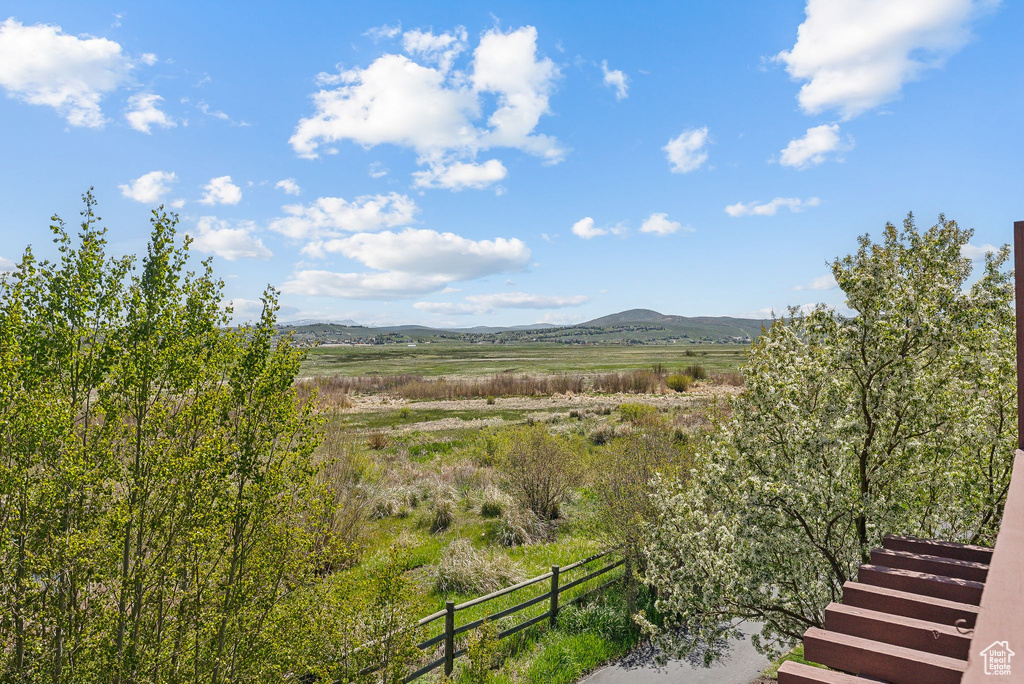 View of mountain backdrop