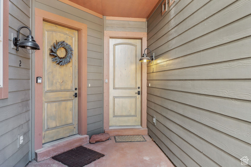 View of entrance to property