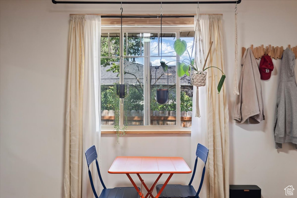 View of dining room