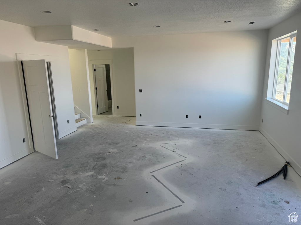 Spare room with stairway