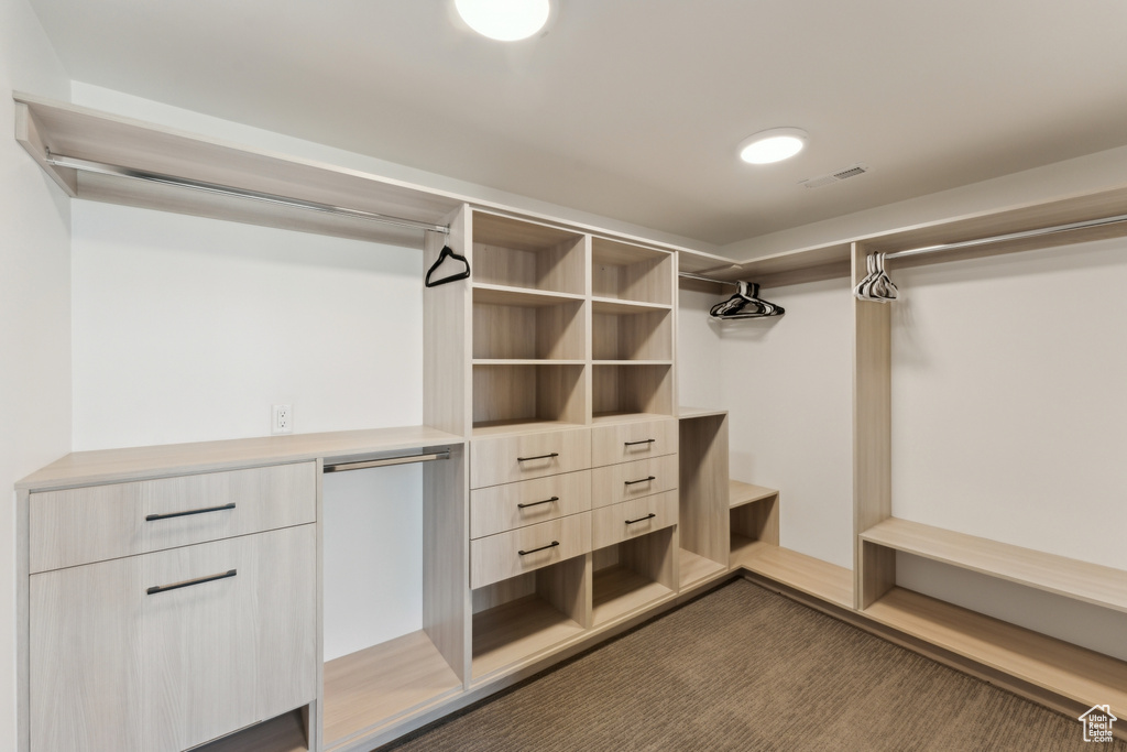 View of spacious closet