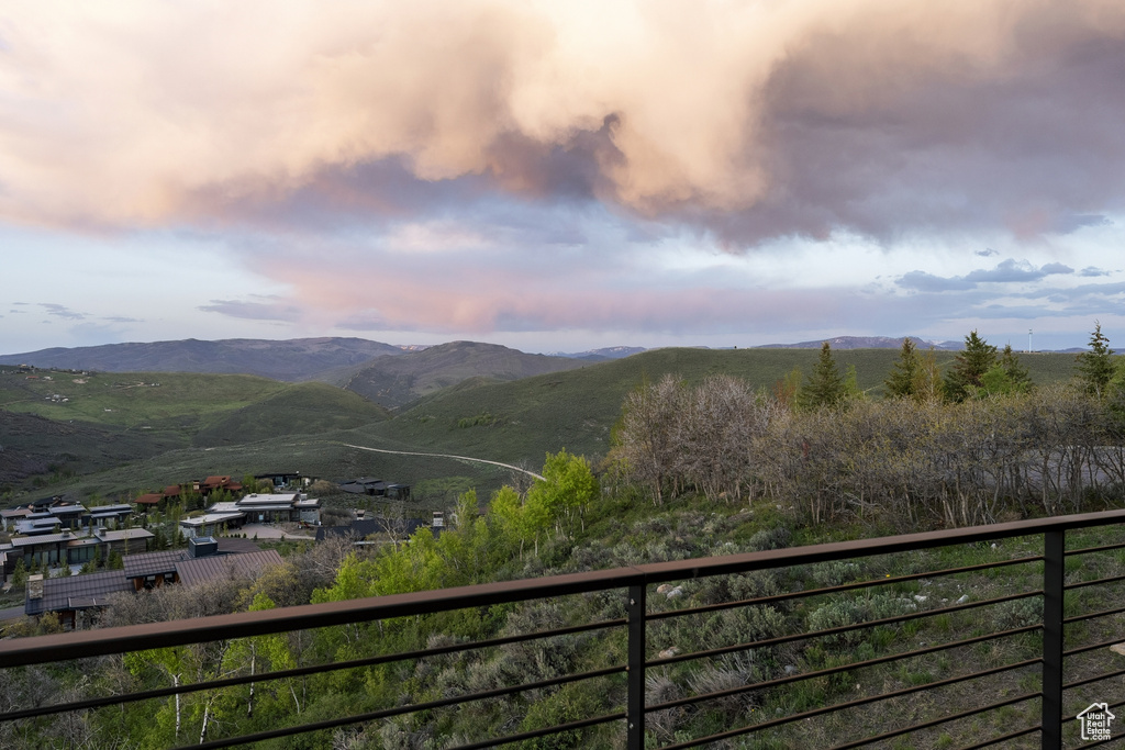 View of mountain background