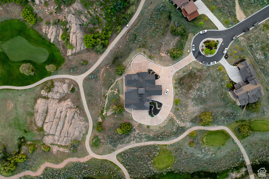 Aerial overview of property's location