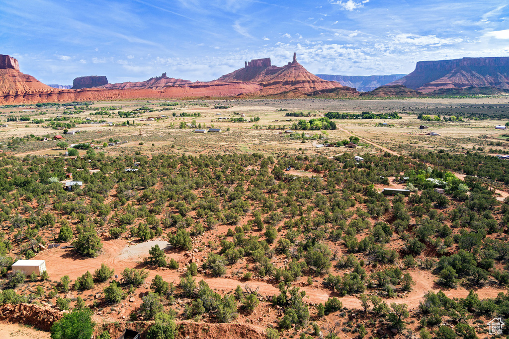 View of mountain backdrop
