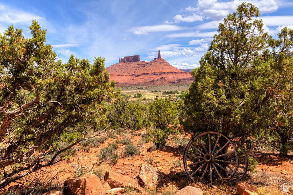 View of mountain backdrop