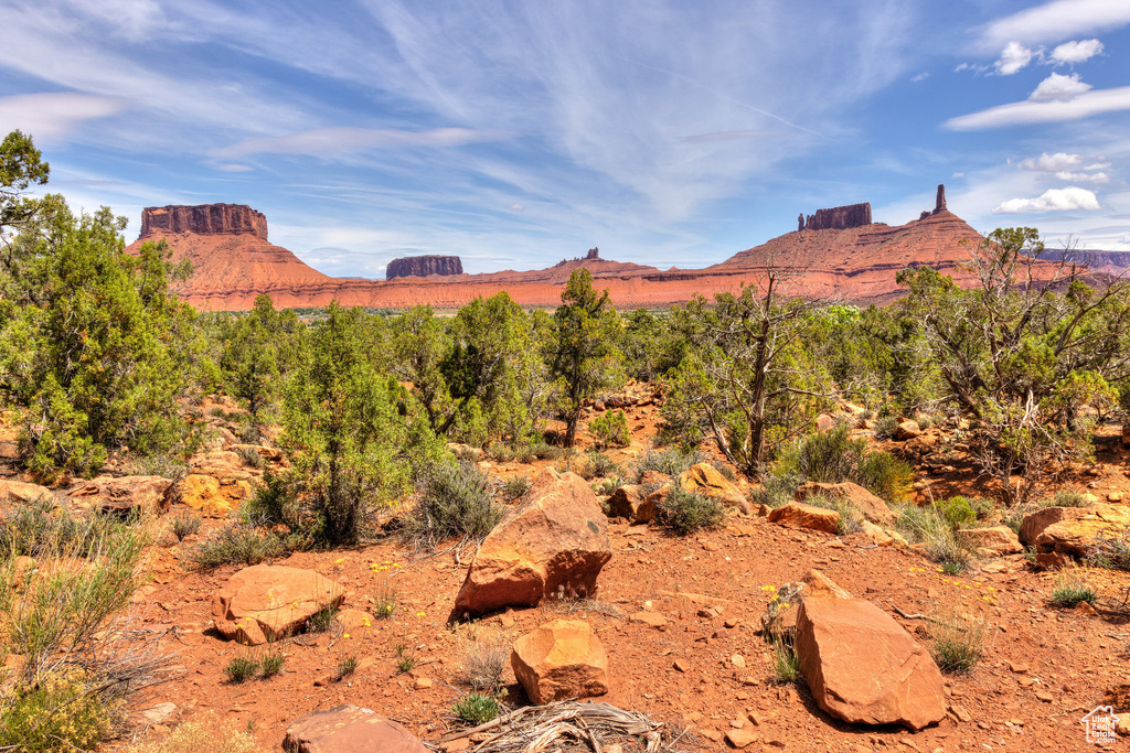 View of mountain backdrop