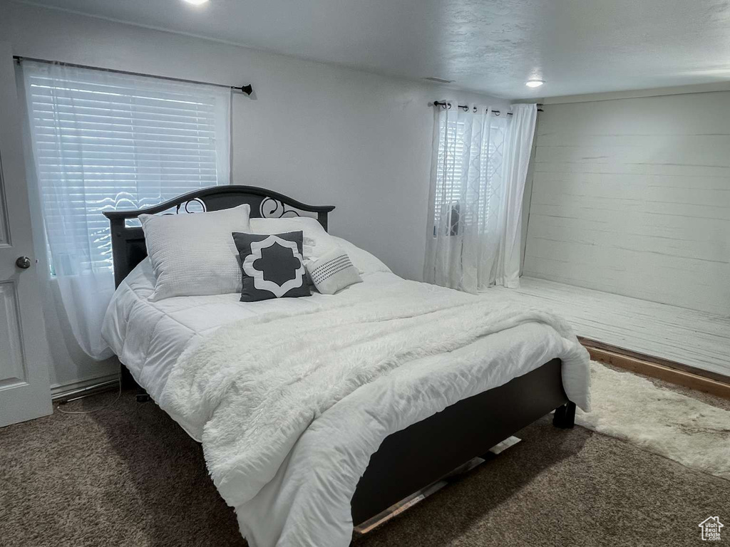 Bedroom featuring carpet flooring