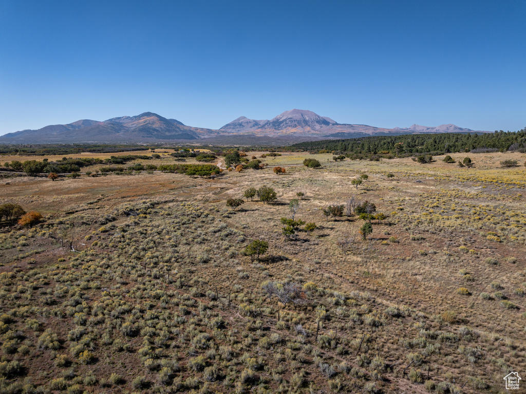 View of mountain background